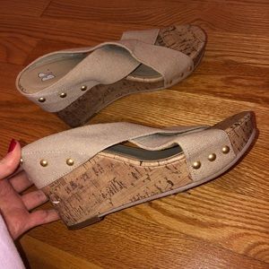 Nordstrom BP slide on wedges